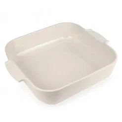 PEUGEOT Plat à Four Carré en Céramique Appolia 36 cm Ecru* Plat De Cuisson