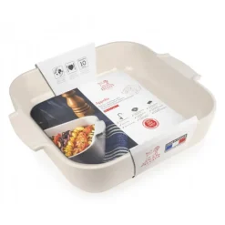 PEUGEOT Plat à Four Carré en Céramique Appolia 36 cm Ecru* Plat De Cuisson