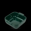 PEUGEOT Plat à Four Carré en Céramique Appolia 18 cm Vert Forêt* Plat De Cuisson
