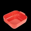PEUGEOT Plat à Four Carré en Céramique Appolia 21 cm Rouge* Plat De Cuisson