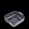 PEUGEOT Plat à Four Carré en Céramique Appolia 18 cm Ardoise* Plat De Cuisson