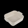 PEUGEOT Plat à Four Carré en Céramique Appolia 18 cm Ecru* Plat De Cuisson
