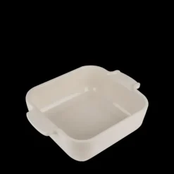 PEUGEOT Plat à Four Carré en Céramique Appolia 18 cm Ecru* Plat De Cuisson