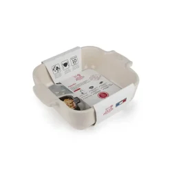 PEUGEOT Plat à Four Carré en Céramique Appolia 18 cm Ecru* Plat De Cuisson