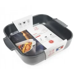 PEUGEOT Plat à Four Carré en Céramique Appolia 36 cm Ardoise* Plat De Cuisson