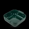 PEUGEOT Plat à Four Carré en Céramique Appolia 21 cm Vert Forêt* Plat De Cuisson