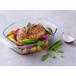 PYREX Plat à Four en Verre Ovale 30 x 21 cm 2 L Irrésistible* Plat De Cuisson