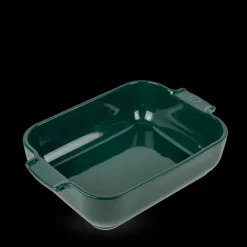 PEUGEOT Plat à Four Rectangulaire en Céramique Appolia 25 cm Vert Forêt* Plat De Cuisson