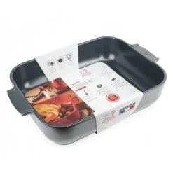 PEUGEOT Plat à Four Rectangulaire en Céramique Appolia 40 cm Ardoise* Plat De Cuisson