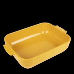 PEUGEOT Plat à Four Rectangulaire en Céramique Appolia 32 cm Jaune Safran* Plat De Cuisson