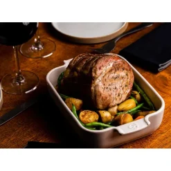 PEUGEOT Plat à Four Rectangulaire en Céramique Appolia 40 cm Ecru* Plat De Cuisson