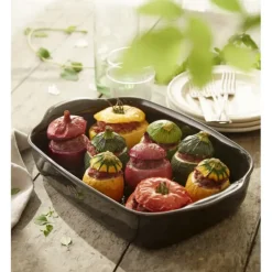 EMILE HENRY Plat à Four Rectangulaire en Céramique 36 x 22,5 cm Farine* Plat De Cuisson