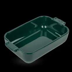 PEUGEOT Plat à Four Rectangulaire en Céramique Appolia 22 cm Vert Forêt* Plat De Cuisson