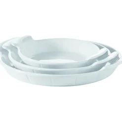 IN SITU Plat à Oeuf Porcelaine Blanc Ø 18 cm* Servir, Présenter|Plat De Cuisson