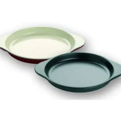 MATFER Plat à Oeuf Rond Noir Ø 16 cm en Fonte émaillée* Moules À Gâteaux