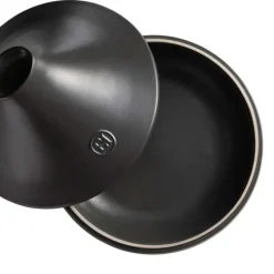 EMILE HENRY Plat à Tajine en céramique 33,5 cm Ardoise Delight* Tajines