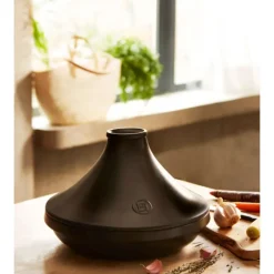 EMILE HENRY Plat à Tajine en céramique 33,5 cm Ardoise Delight* Tajines