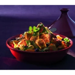 EMILE HENRY Plat à Tajine en céramique Fusain (Noir) 32 cm* Tajines