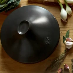 EMILE HENRY Plat à Tajine en Céramique 27,5 cm Ardoise Delight* Tajines