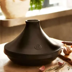 EMILE HENRY Plat à Tajine en Céramique 27,5 cm Ardoise Delight* Tajines