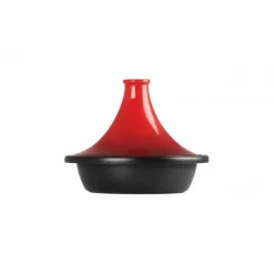 LE CREUSET Plat à Tajine en Fonte 27 cm Cerise* Tajines