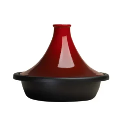 LE CREUSET Plat à Tajine en Fonte 35 cm Cerise* Tajines