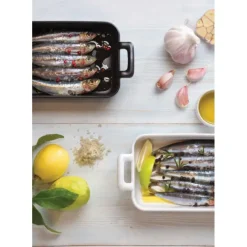 REVOL Plat Rectangulaire Blanc 30x22 cm Belle Cuisine* Plat De Cuisson