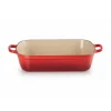 LE CREUSET Plat Rectangulaire en Fonte 37 cm Cerise* Plat De Cuisson
