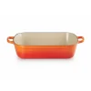 LE CREUSET Plat Rectangulaire en Fonte 37 cm Volcanique* Plat De Cuisson