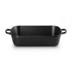 LE CREUSET Plat Rectangulaire en Fonte 37 cm Noir Mat* Plat De Cuisson