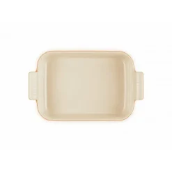 LE CREUSET Plat Rectangulaire Héritage en Céramique 26 cm Volcanique Tradition* Plat De Cuisson