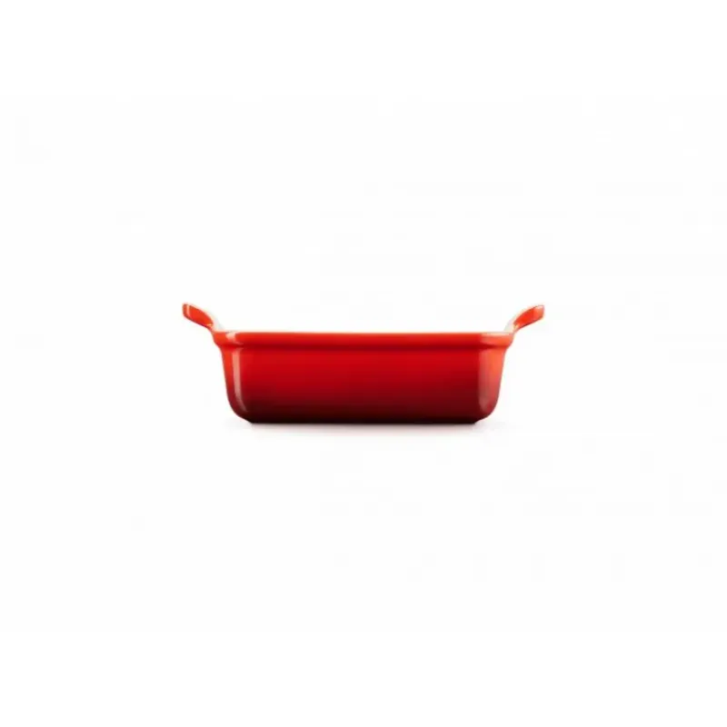 LE CREUSET Plat Rectangulaire Héritage en Céramique 19 cm Cerise Tradition* Plat De Cuisson