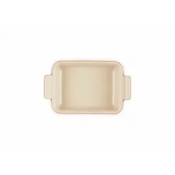 LE CREUSET Plat Rectangulaire Héritage en Céramique 19 cm Cerise Tradition* Plat De Cuisson
