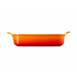 LE CREUSET Plat Rectangulaire Héritage en Céramique 19 cm Volcanique Tradition* Plat De Cuisson