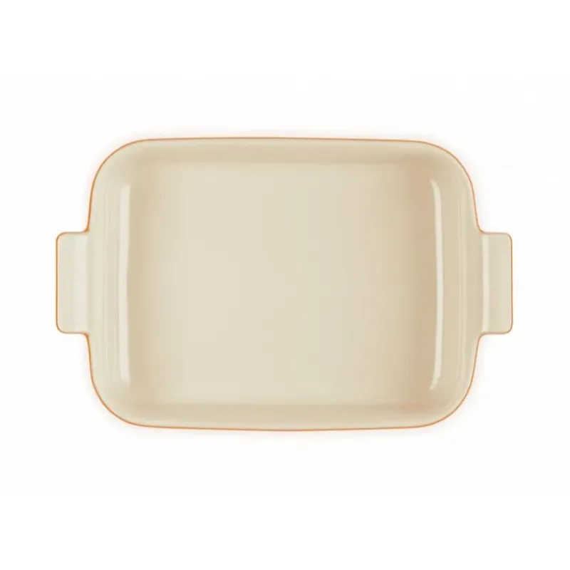 LE CREUSET Plat Rectangulaire Héritage en Céramique 19 cm Volcanique Tradition* Plat De Cuisson