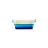 LE CREUSET Plat Rectangulaire Héritage en Céramique 19 cm Azur Tradition* Plat De Cuisson