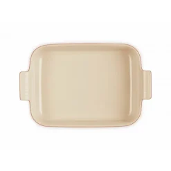 LE CREUSET Plat Rectangulaire Héritage en Céramique 32 cm Cerise Tradition* Plat De Cuisson