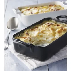 REVOL Plat Rectangulaire Noir 19x13 cm Belle Cuisine* Plat De Cuisson