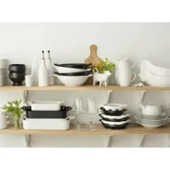 REVOL Plat Rectangulaire Noir 26x19 cm Belle Cuisine* Plat De Cuisson