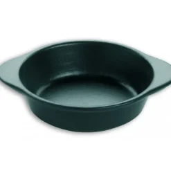 MATFER Plat Rond Creux Ø 18 cm Noir en Fonte émaillée* Plat De Cuisson