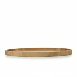 REVOL Plateau pour Assiette Ovale Bambou 36,5 x 25 cm Basalt* Servir, Présenter