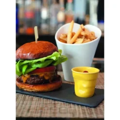 REVOL Plateau Rectangulaire 1 encoche Ardoise 25 x 12 cm Basalt* Servir, Présenter