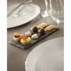 REVOL Plateau Rectangulaire Ardoise 20 x 10 cm Basalt* Servir, Présenter