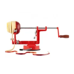 La Bonne Graine Pèle-pommes Rouge à ventouse* Eplucheurs, Dénoyauteur