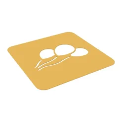 SILIKOMART Pochoir Silicone Ballons 11,9 x 6,2 x H 0,1 cm (x2)* Ustensiles Décor Gâteau