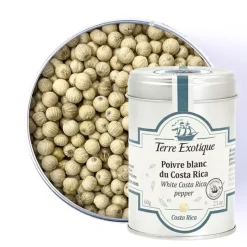 TERRE EXOTIQUE Poivre Blanc du Costa Rica 60 g* Poivre