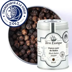 TERRE EXOTIQUE Poivre Noir de Bahia 70 g* Poivre