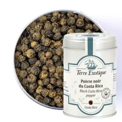TERRE EXOTIQUE Poivre Noir du Costa Rica 60 g* Poivre