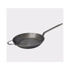 DE BUYER Poêle Ø 32 cm (avec anse) Minéral B Element - Poêles en Fer* Poêles