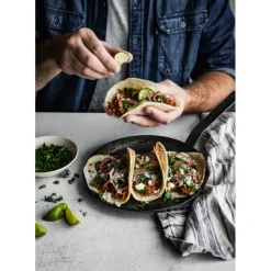 DE BUYER Poêle à Crêpes Tôle Bleue Ø 18 cm Outdoor* Poêles